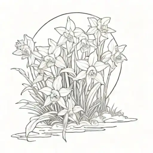 Daffodils Dark Aesthetic Mourning Ruins Cigilism