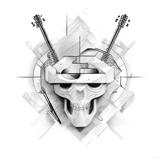 Combine The Elements Of Music Production And Computer Coding In A Unique Tattoo Design