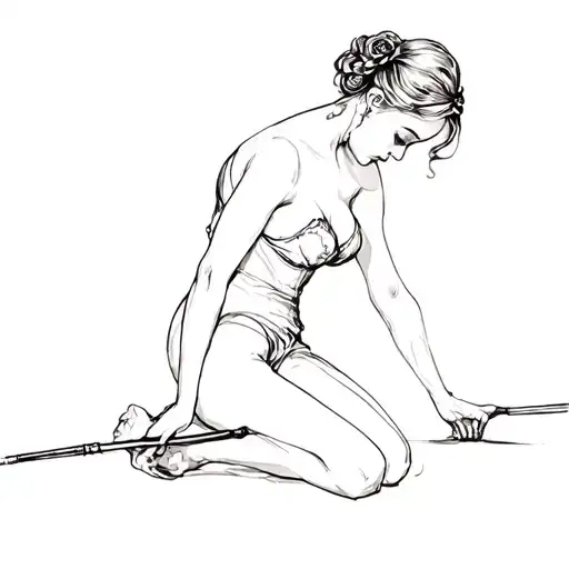 Riding Crop On Woman Bending Over