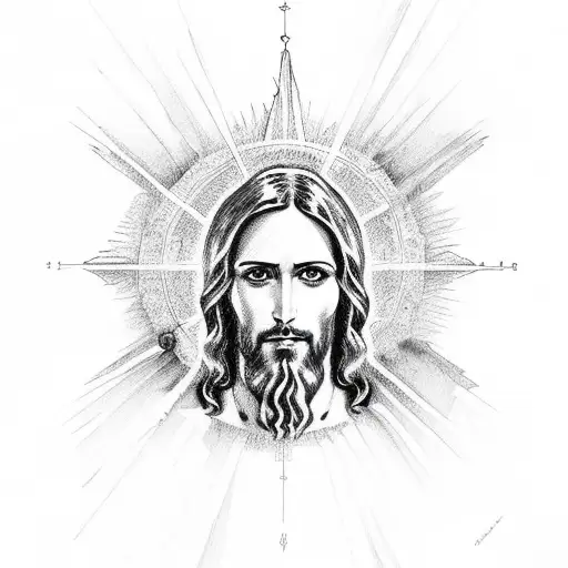 Jesus With A Bible Verse