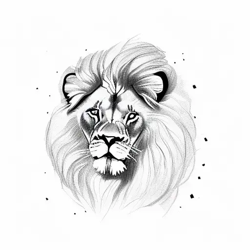 Lion With A Big Compas Left Under And Rose Right Under