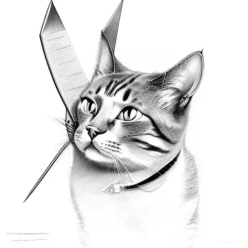 Cat Named Pekka Swordfighting