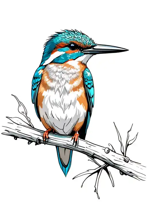 Kingfisher Perched