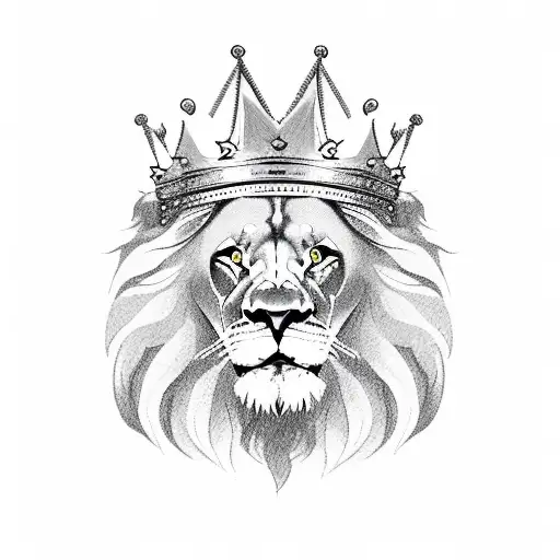Lion With Crown