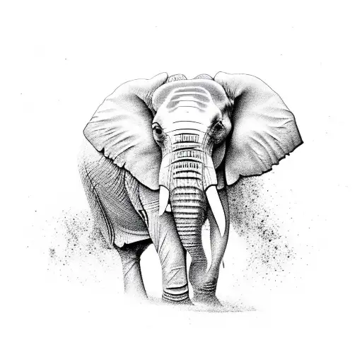 Elephant And Ox Face