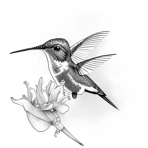 Hummingbird With Frog