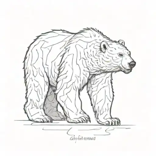 Badass Male Polar Bear