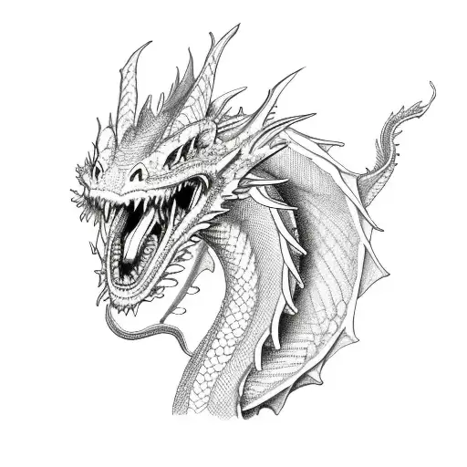 Dragon Wrapped Around Staff