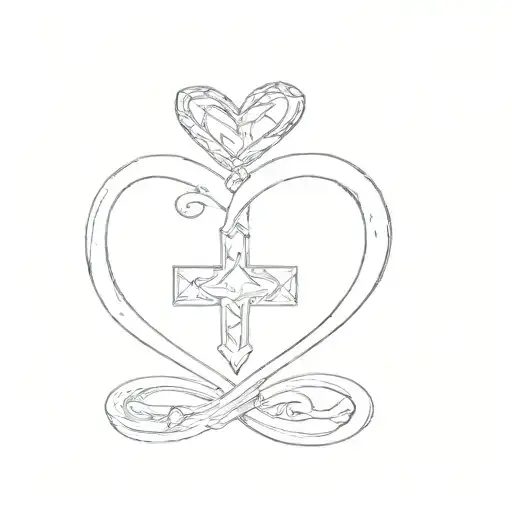 A Heart With A Ring In It