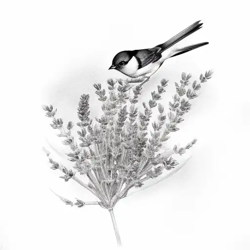 Lavender Belladonna Bird