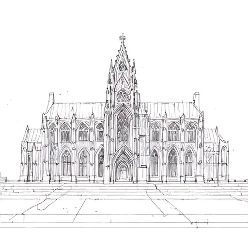 Gothic Architecture Building