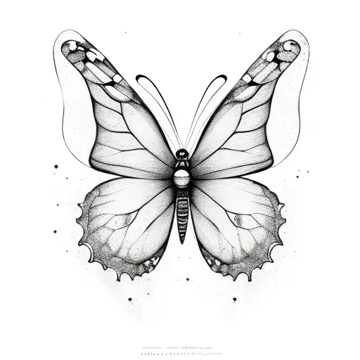 Cartoon Love Butterfly