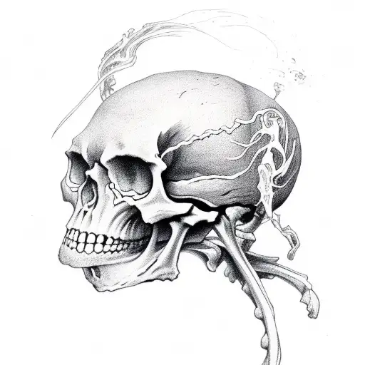 Skeleton With Thunder