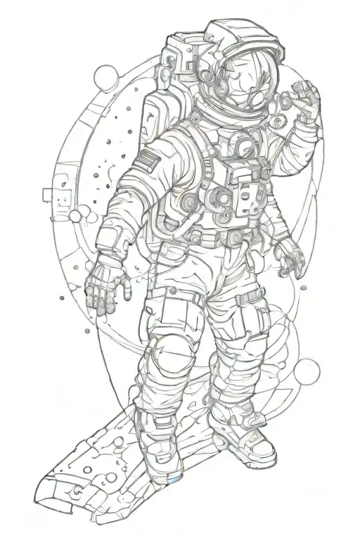 Astronaut Theory Of Relativity Cosmos