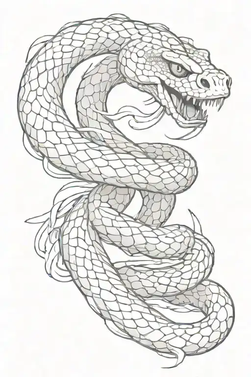 Snake Biting Its Tail