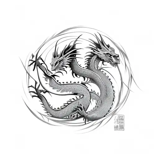 Dragon Entwined Within Itself