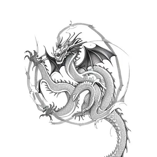 Dragon Entwined Within Itself