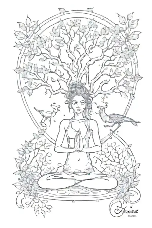Yoga Mindfulness Trees Pisces Sagittarius Scorpius