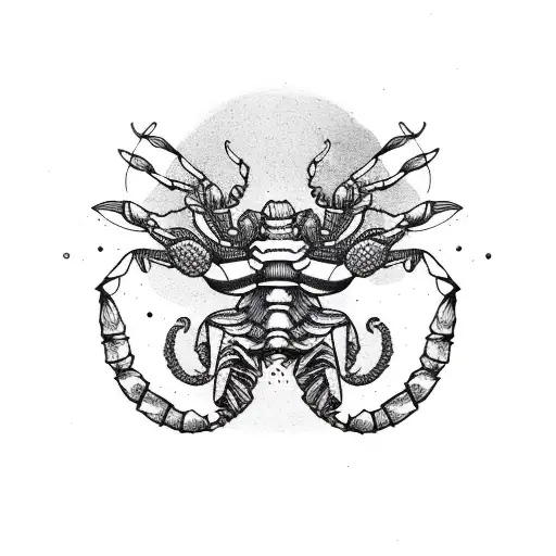 Scorpio With Flowers