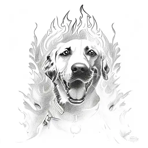 Dog On Fire