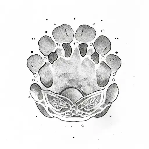 Floral Paw Prints