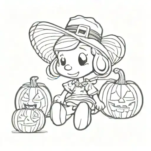 Snoopy Dressed For Halloween Pin Up Girl