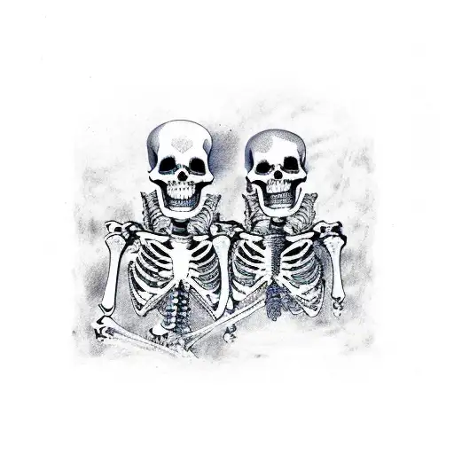 Two Skeletons Wedding Books