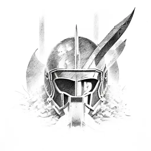 Spartan In Battlefield