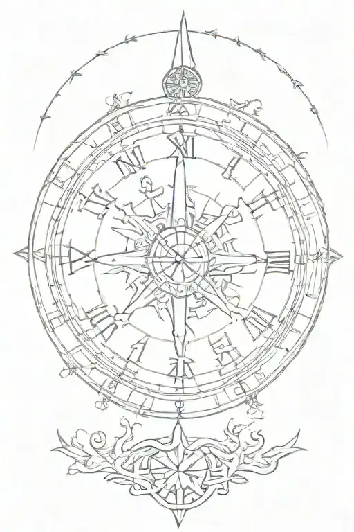 Vegvisir Viking Compass For Forearm