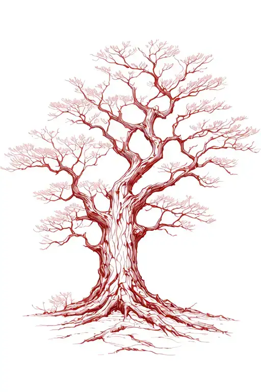 Red Wood Tree
