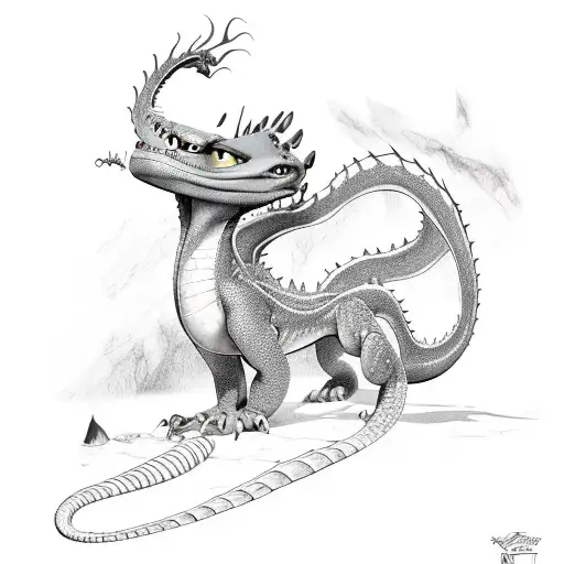 Tootless The Dragon From How To Train Your Dragon