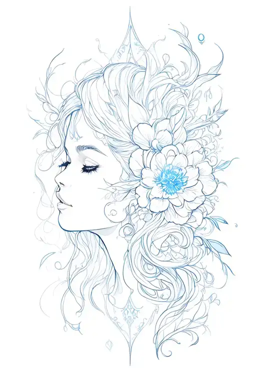 Mostly Black With Hints Of Blue