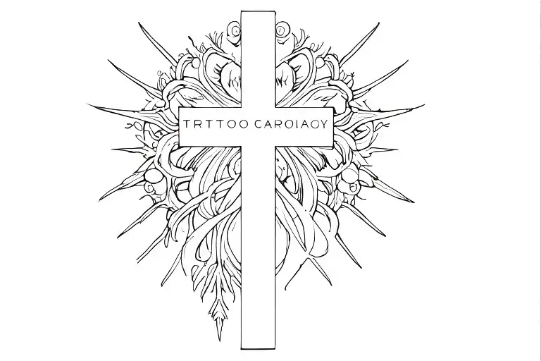 Faith Tattoo With Cross