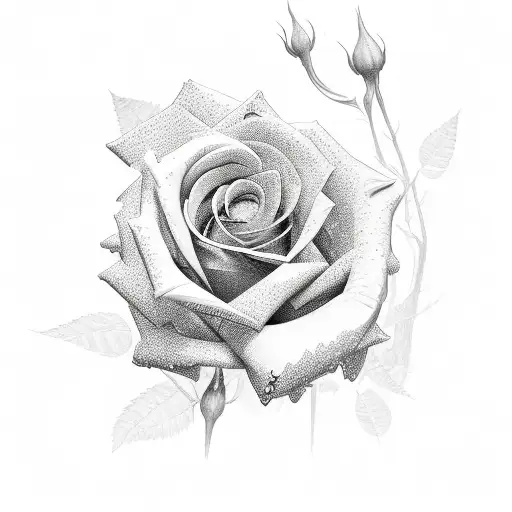 Rose With The Numbers 82 03 05