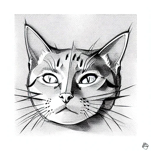 Cat Head Linear In Front