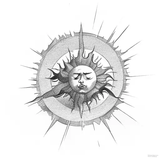 Icarus Falling Out Of A Sun