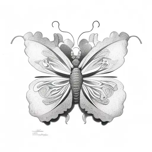 Wrap Around Vine With Butterflies