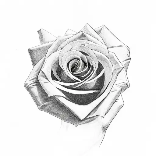 A Manager's Hand Holding A Rose Symbolizing Friendship And Hope