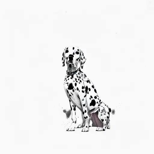 A Dalmatian Dog