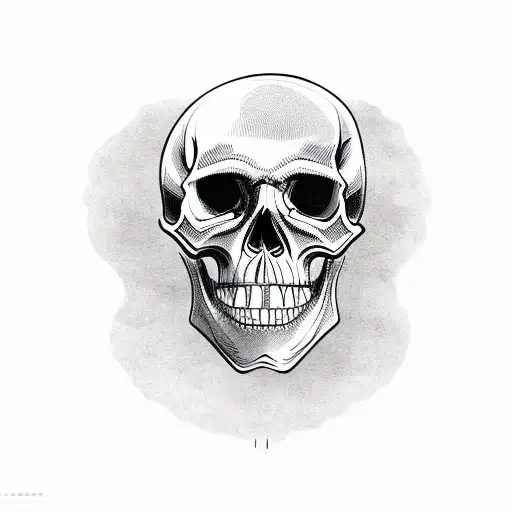 Skull With Fun Accent