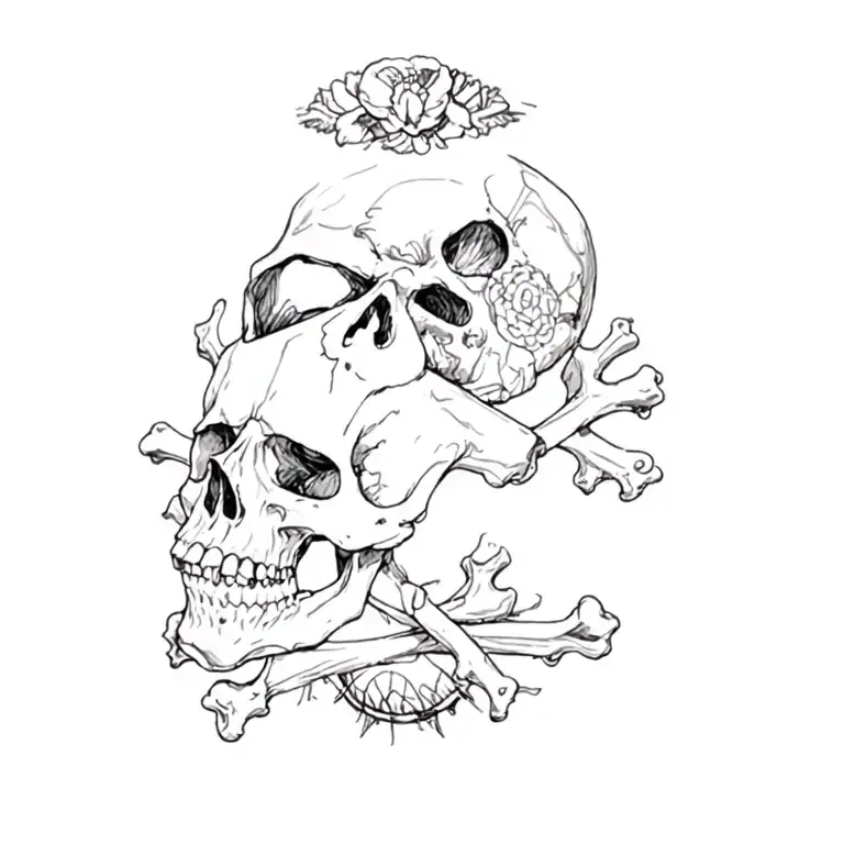 A Skull And Crossbones