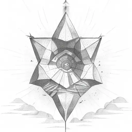 Palm Tree With Pyramids