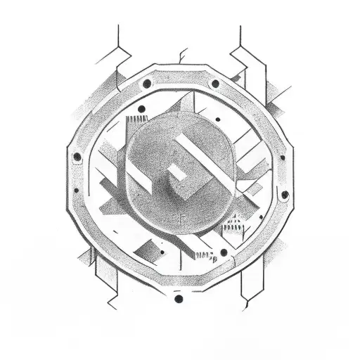 Gopnik Symbol Surrounded By Dark Alleyways