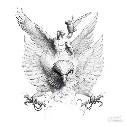 Prometheus With Fire And Eagle