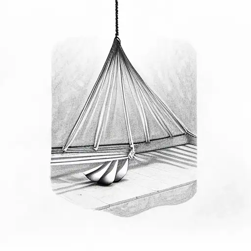 Hammock And Little Marbles In It