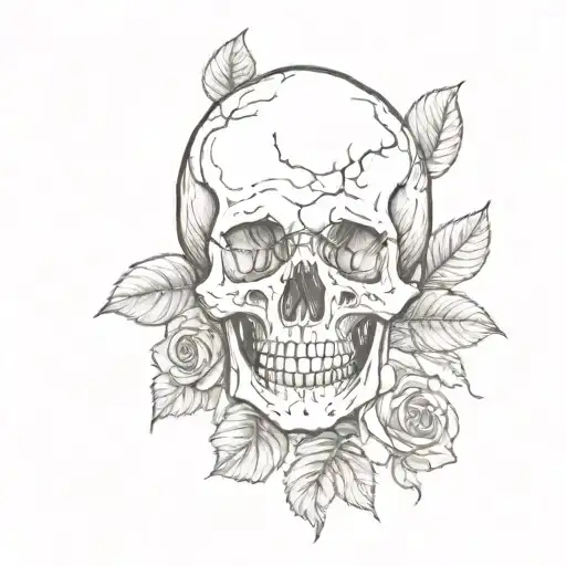 Skull And Roses