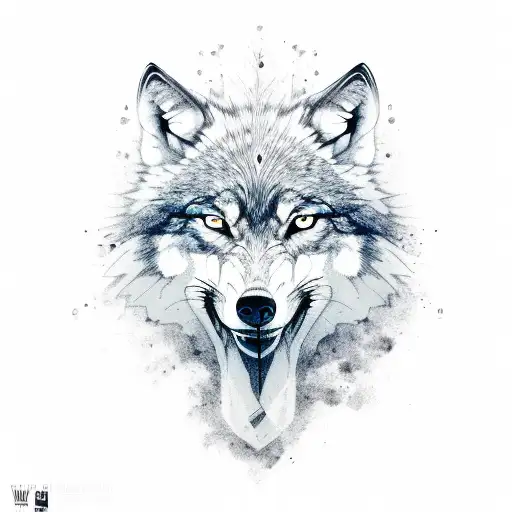 Wolf Head From Smoke