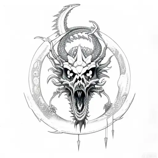 Moon Dragon Skull Lotes