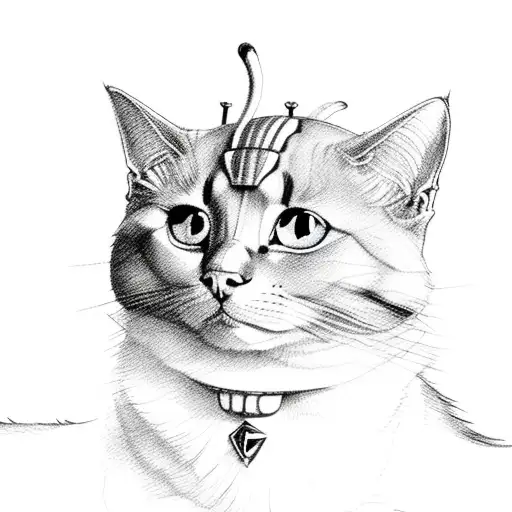 Cat Sphinx's With Fire Ears On Profile