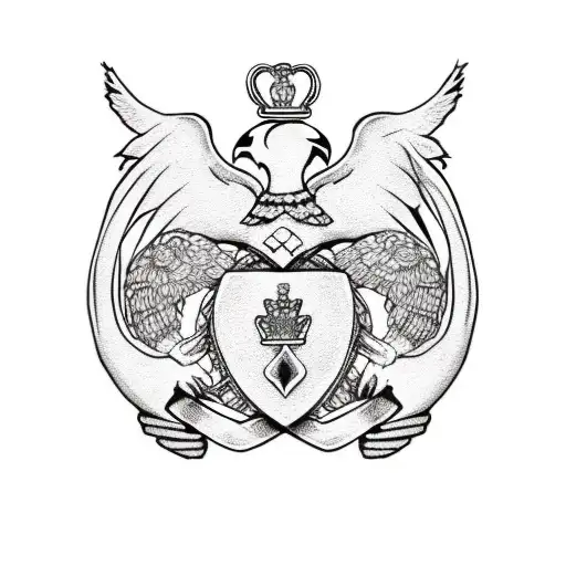 Claddagh With Pink Breast Cancer Ribbon